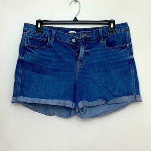 Old Navy | Size 14 | Mid-Rise Boyfriend Denim Jean Shorts